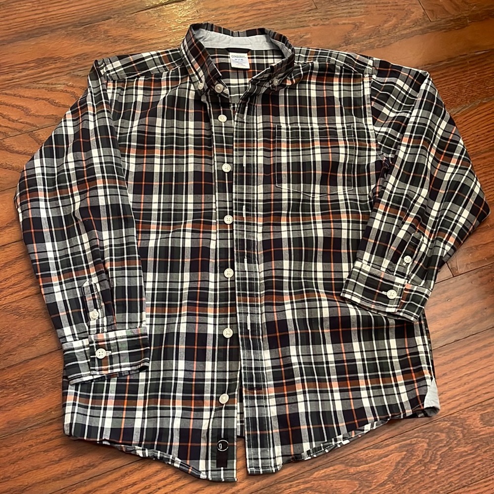 Gymboree button down shirt size 7/8 (M)